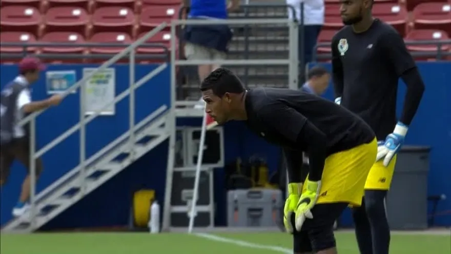 Nuestra Selección de Panamá calentando
