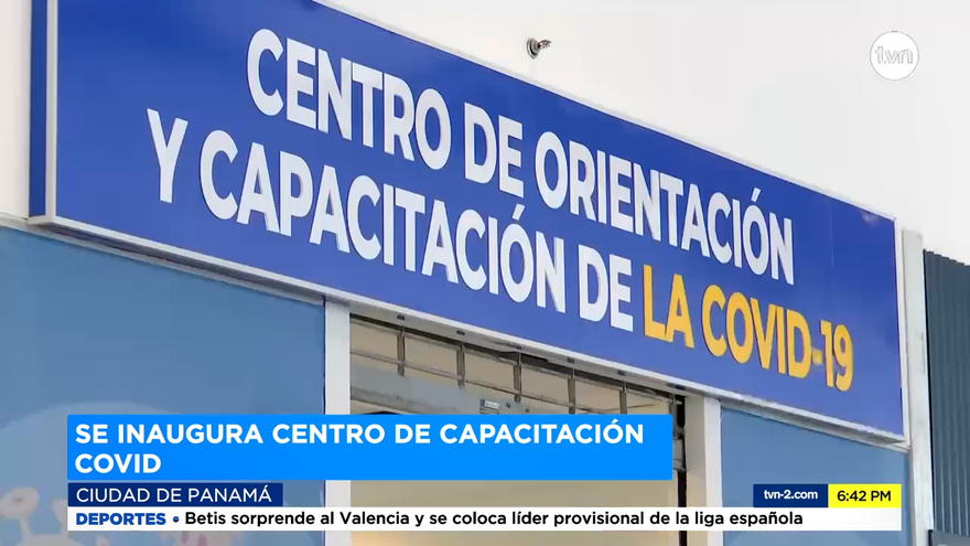 Inauguran Centro de Capacitación Covid