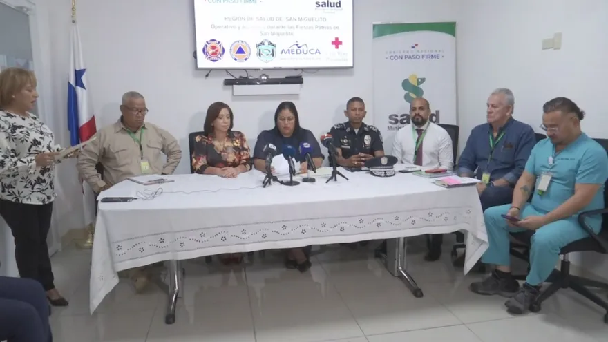 Autoridades del distrito de San Miguelito.