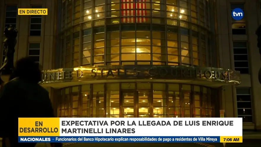 Luis Enrique Martinelli Linares tendría audiencia en EEUU el martes