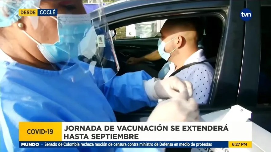 Informe de vacunación en Coclé