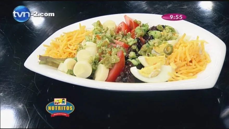 Ensalada con frijoles negros