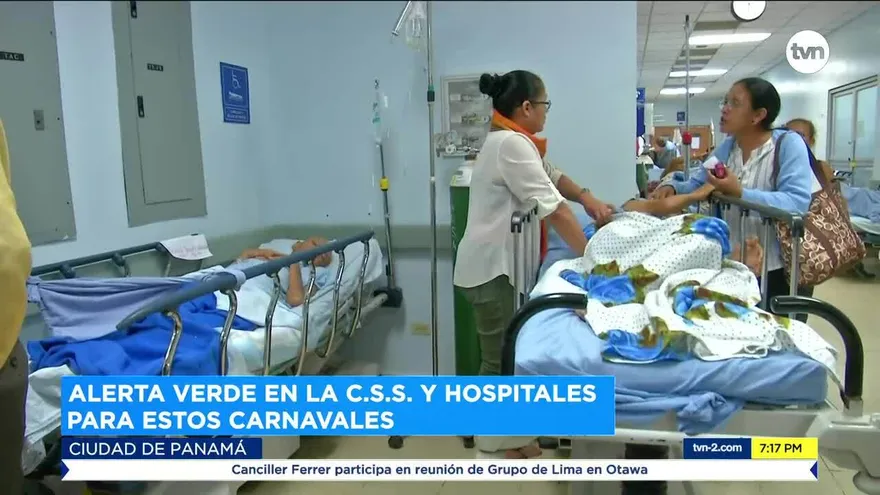 CSS en alerta verde por carnavales