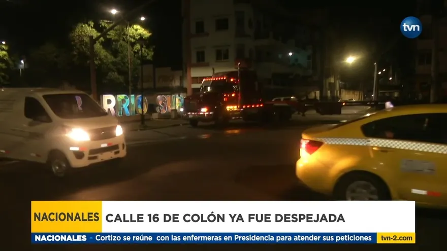 Camiones logran ingresar a puerto de Colón tras horas de cierres