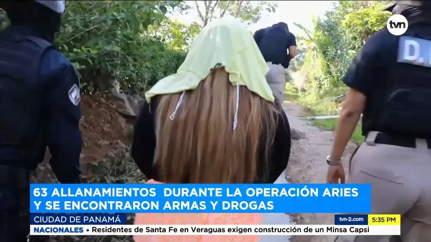Detenidos de la Operación Aries serán llevado a las autoridades
