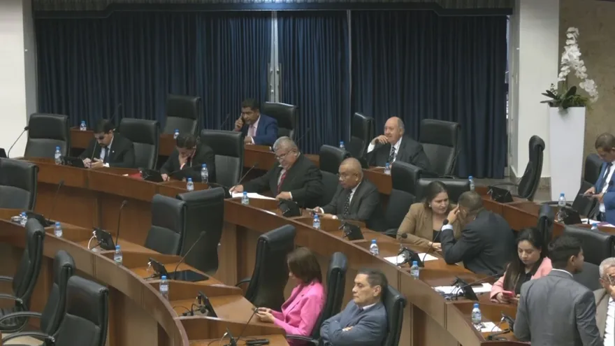 Diputados en el pleno de la Asamblea Nacional