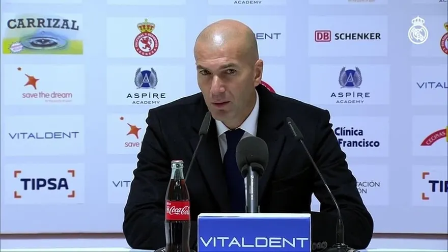 Declaraciones de Zidane tras debut del Real Madrid en Copa del Rey