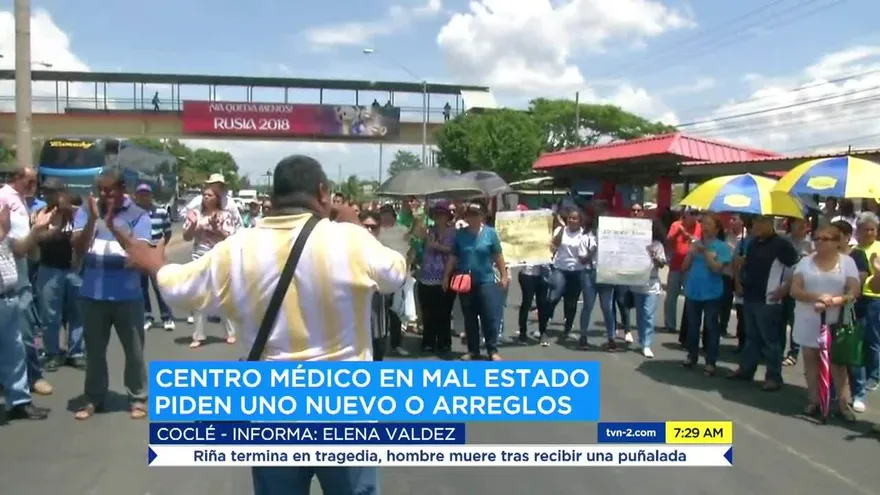 Protestas por mal estado en hospital de Penonomé