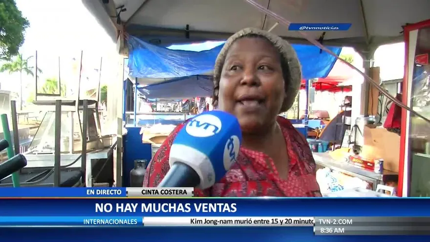 Vendedores de la Cinta Costera se quejan por bajas compras