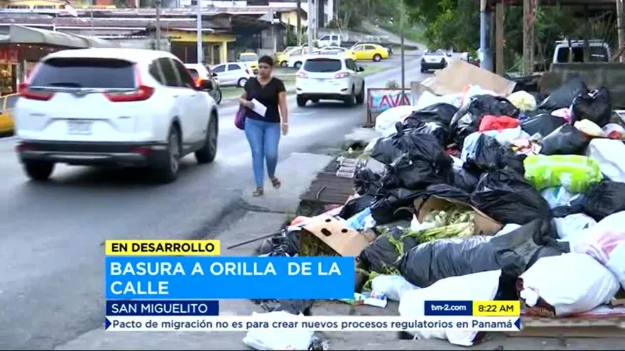 Residentes de San Miguelito opinan sobre la acumulación de basura