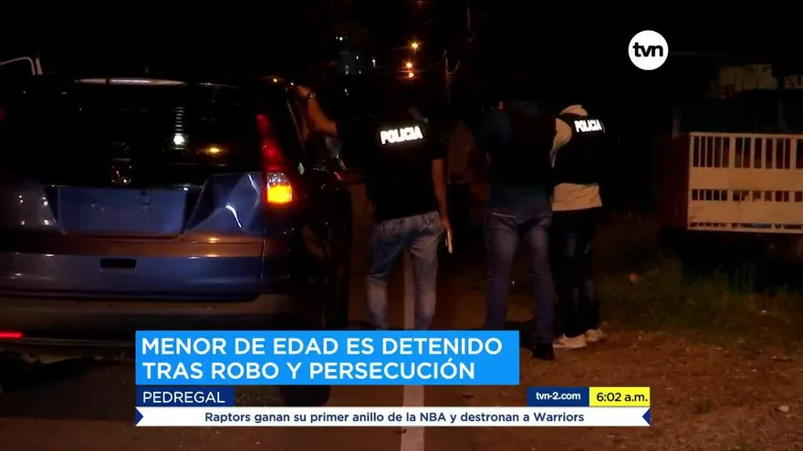 Detenido un menor tras intensa persecución en Pedregal