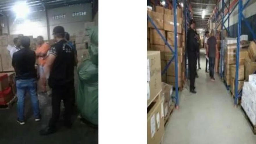 Autoridades allanan bodega en la Zona Libre de Colón