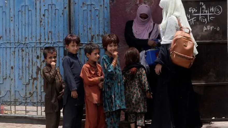 La campaña tiene el objetivo de inmunizar a millones de niños que aún no lo están en Afganistán