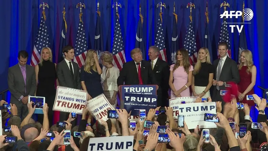 EEUU: Trump gana en Carolina del Sur, Clinton en Nevada