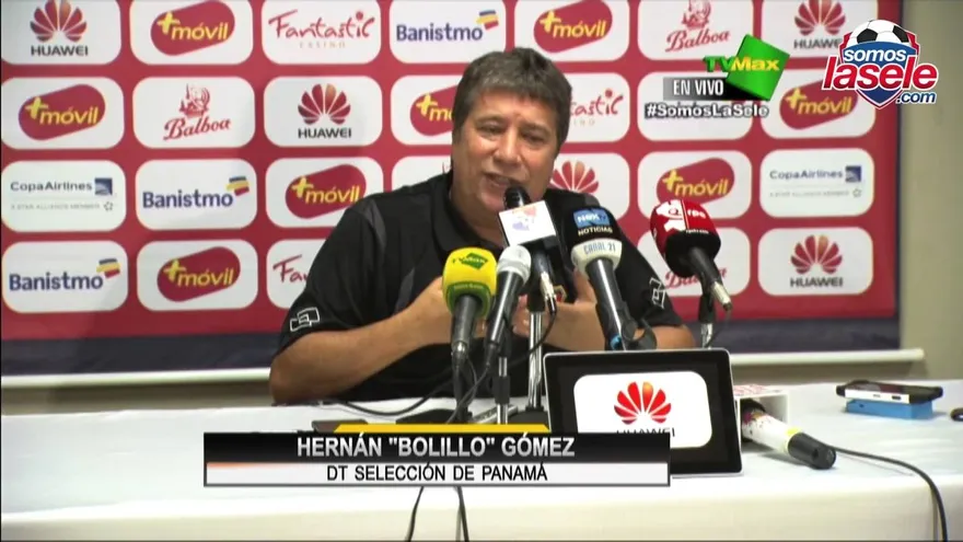Hernán Darío Gómez en conferencia de prensa luego del Panamá 2-1 Costa Rica