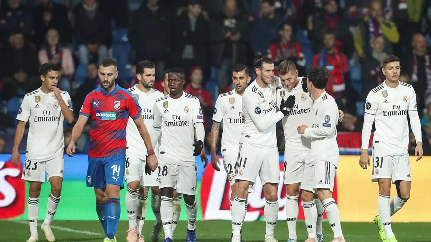 El 'efecto Solari' en 'Champions', Real Madrid golea al Viktoria Plzen