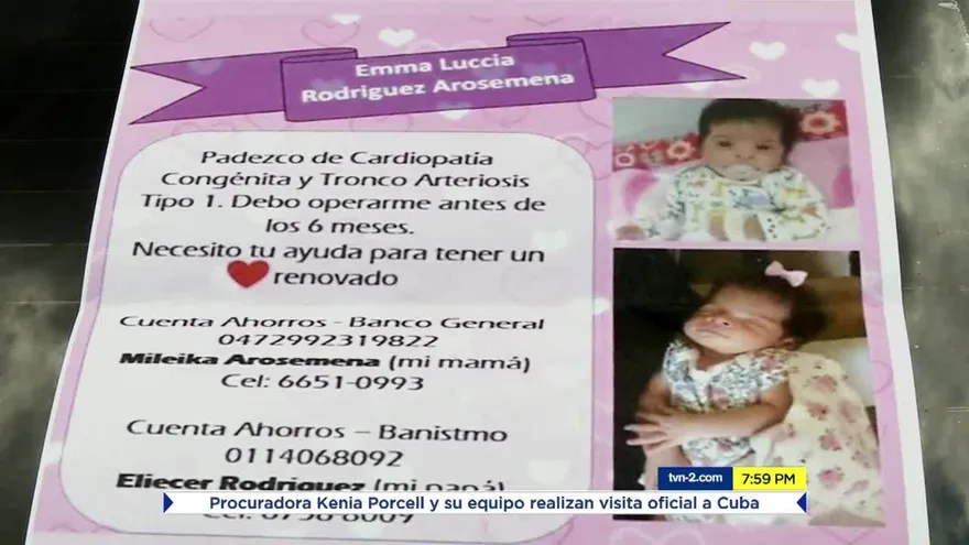 Piden ayuda para niña recién nacida