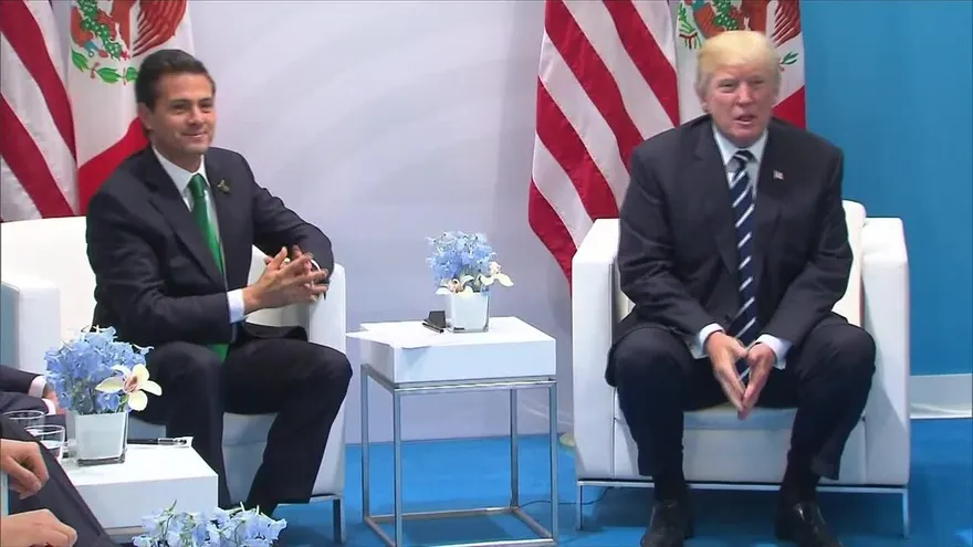 México y EEUU hablan de cooperación, Trump insiste en el muro