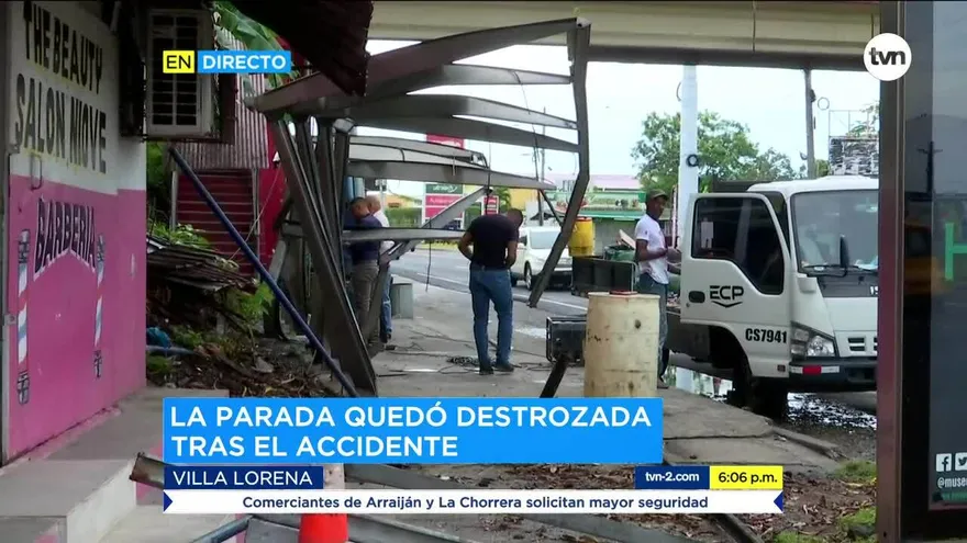 Inician trabajos de demolición de parada en Villa Lorena