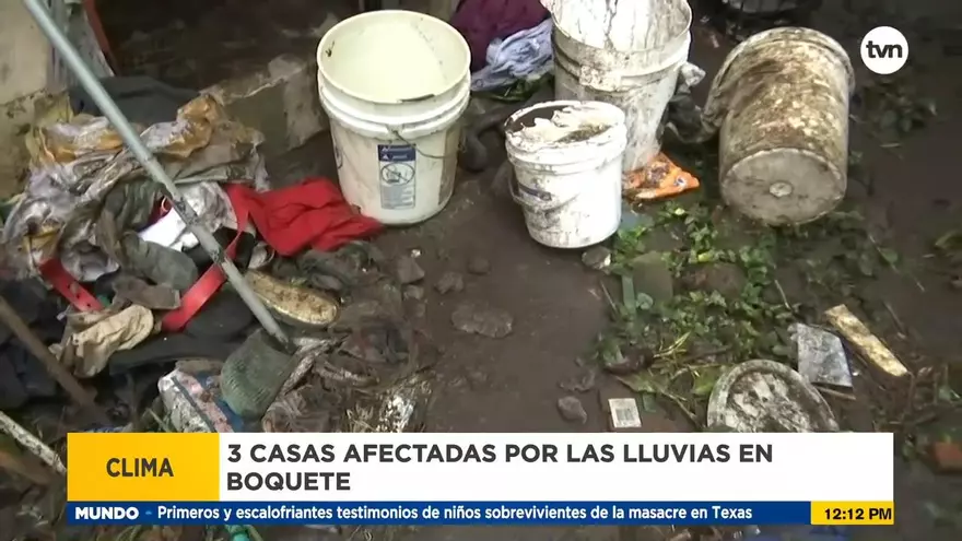 Evalúan afectaciones en Boquete tras lluvias