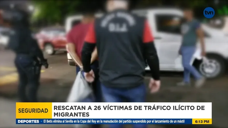 Rescatan víctimas de tráfico de personas