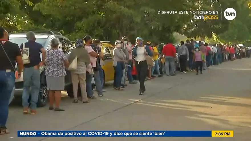 Filas interminables para obtener citas en policlínica de La Chorrera