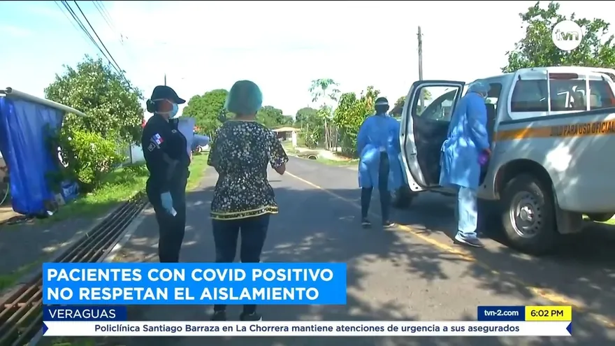 Piden a representantes en Veraguas alertar sobre pacientes COVID que irrespeten aislamiento