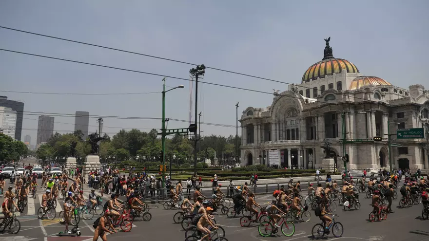 Los ciclistas reclamaron seguridad vial