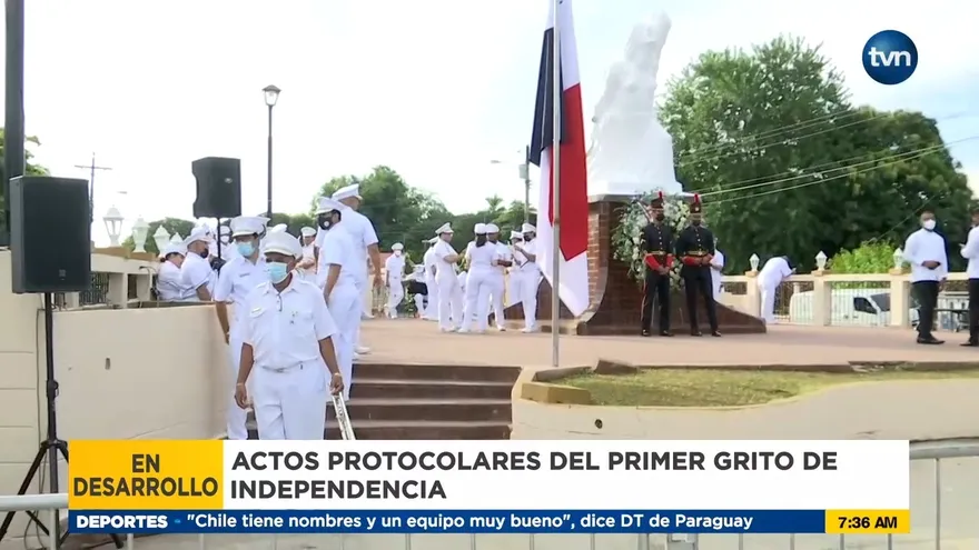 Actos protocolares en La Villa de Los Santos