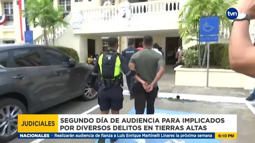 Por segundo día se realiza audiencia de control a nueve personas por distintos delitos