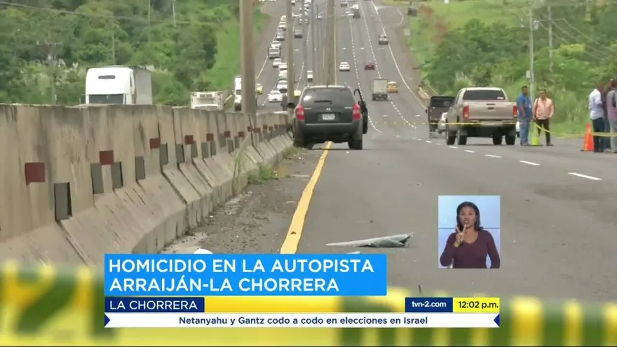 Un muerto deja balacera en autopista Arraiján-La Chorrera