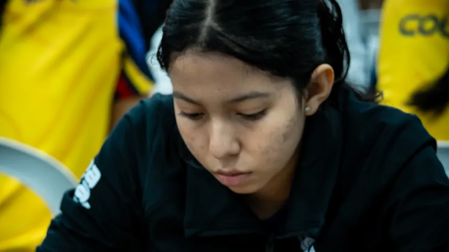 Ashley Castillo ganadora de medalla de oro en ajedrez
