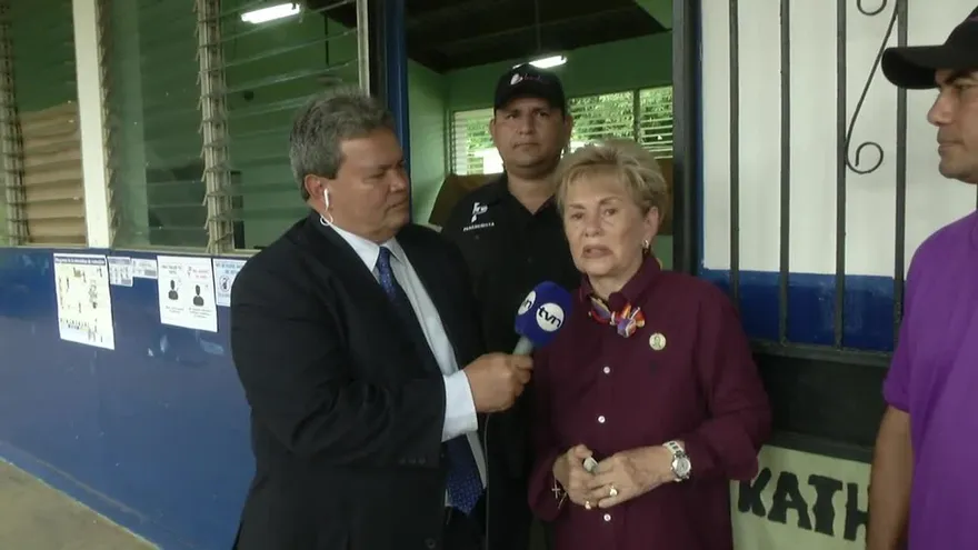 Declaraciones de la expresidenta Moscoso sobre la inseguridad