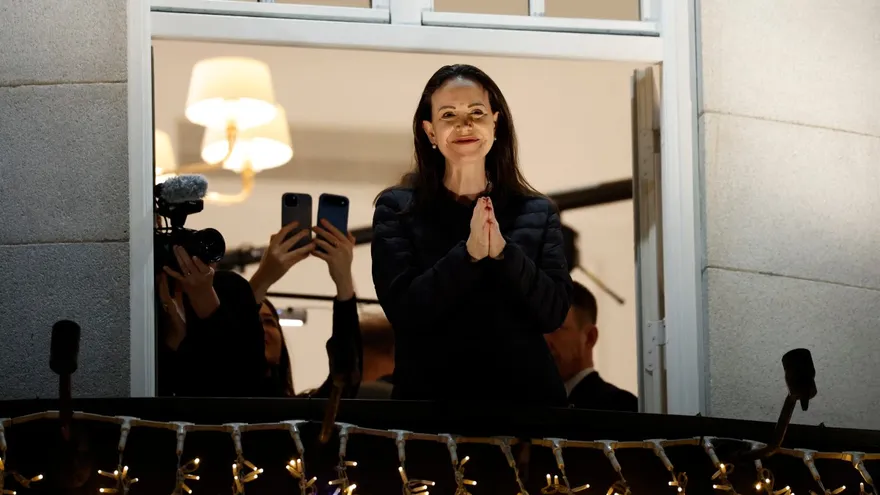 María Corina Machado en Oslo.