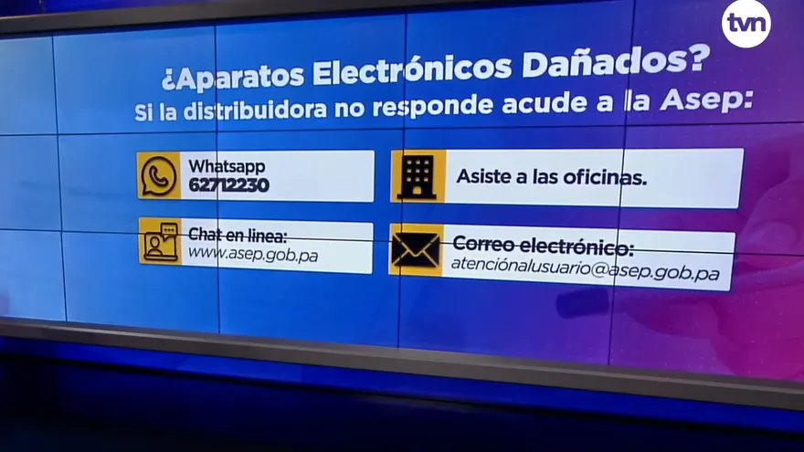 ¿Cómo reportar a la ASEP los aparatos electrónicos dañados?