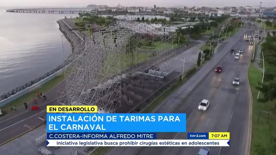 Preparan la Cinta Costera para carnaval