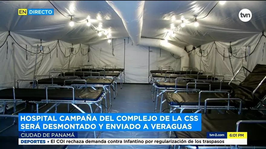 Hospital campaña del Complejo de la CSS será traslado a Veraguas