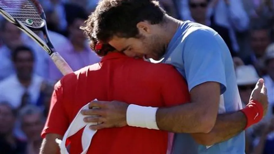 Federer supera a Del Potro y va por el oro