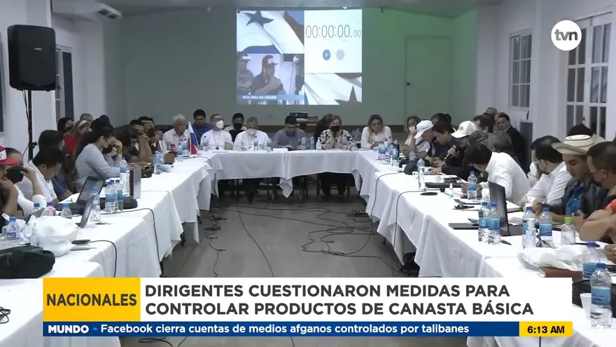 Canasta básica genera controversia en la mesa del diálogo