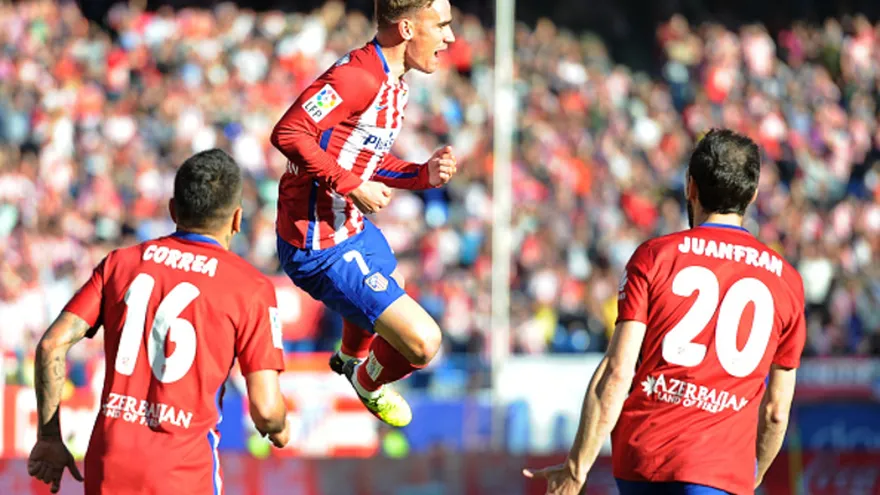 Griezmann anota y el Atletico Madrid vence al Rayo Vallecano 1-0