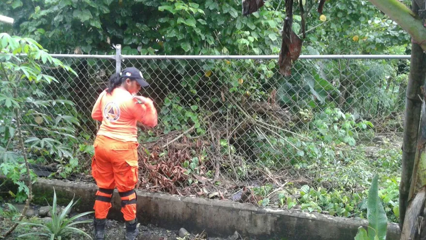 Sinaproc monitorea las zonas afectadas.