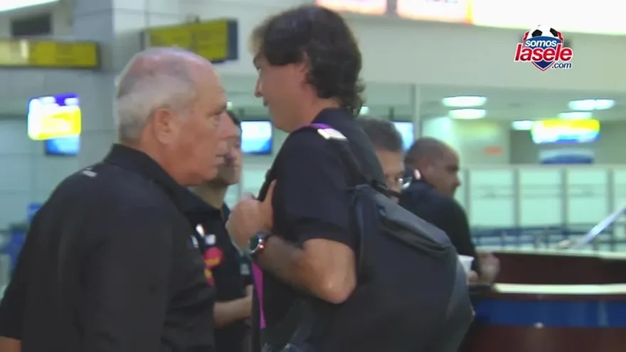 Jorman Aguilar habló a la salida de la Sele Preolímpica