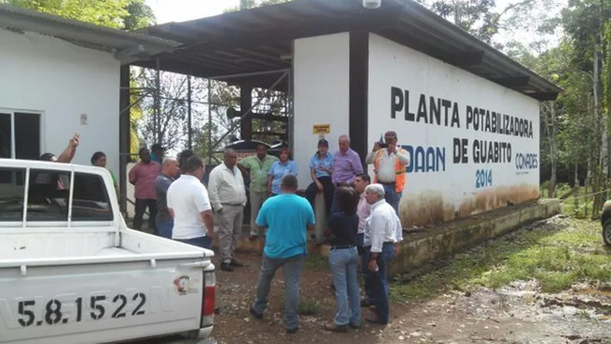 Planta potabilizadora de Gabito, en la provincia de Bocas del Toro.