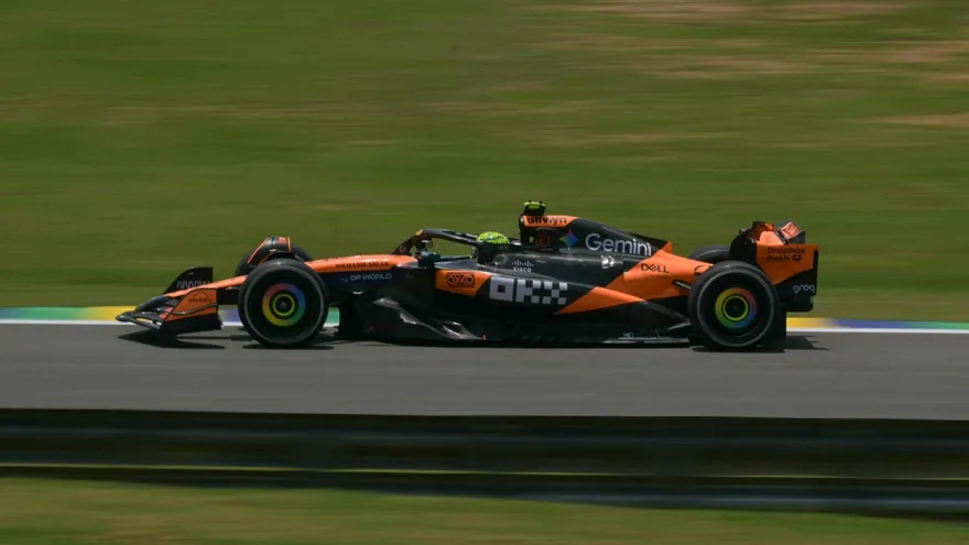 Lando Norris en el Gran Premio de Brasil