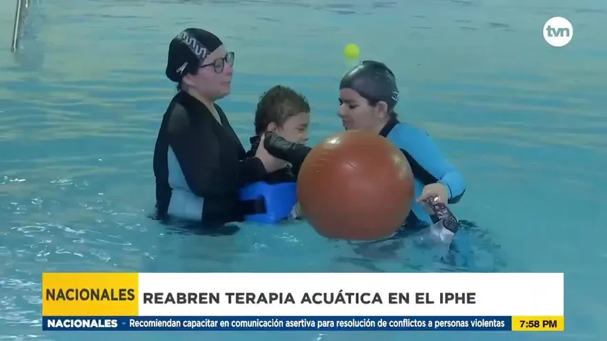 Piscina del IPHE vuelve a reanudar actividades