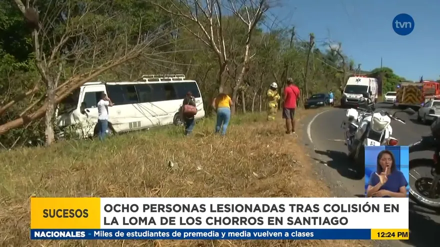 Varios heridos en accidente de tránsito