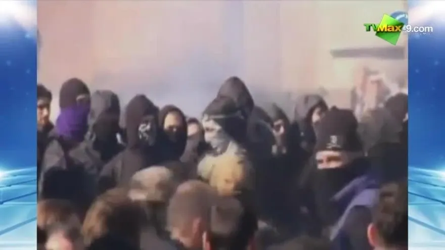 Disturbios previo al partido Feyenoord v Chelsea