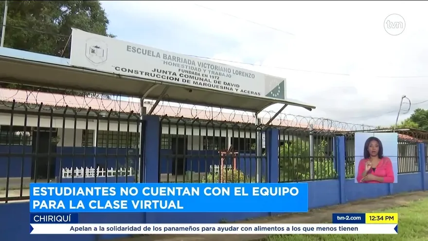 Docentes en Chiriquí aseguran que estudiantes no cuentan con equipos para clases a distancia