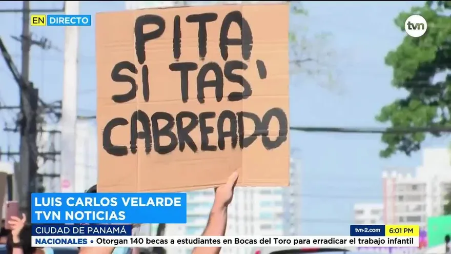 Realizan protesta en Calle 50