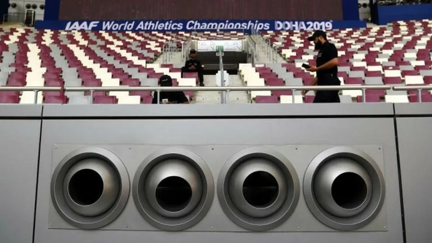 Tener un estadio refrigerado en Doha, una polémica medioambiental